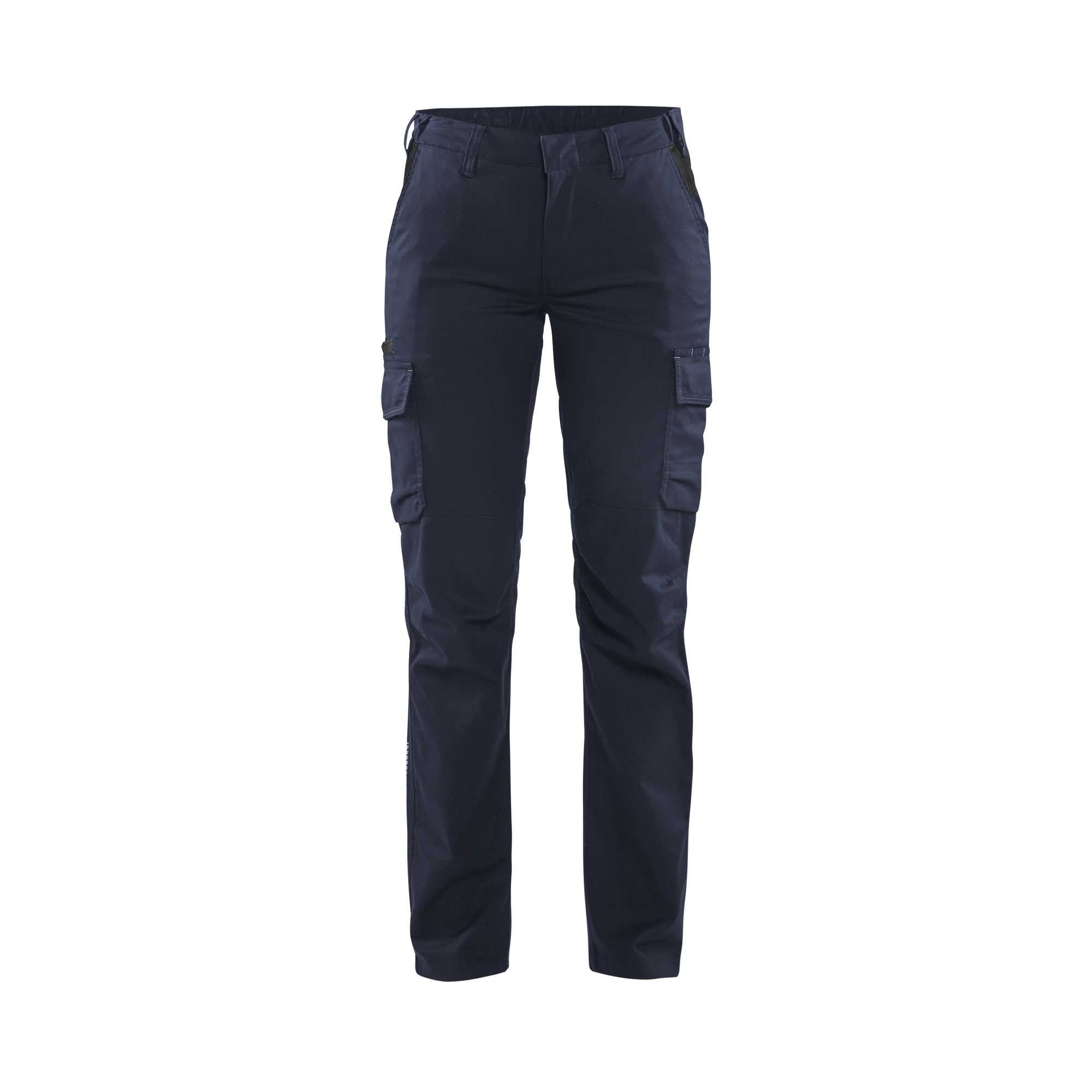 BLAKLADER 71441832 Women's industry trousers stretch Hi Vis Reflective Work Trousers Women - twill fabric
